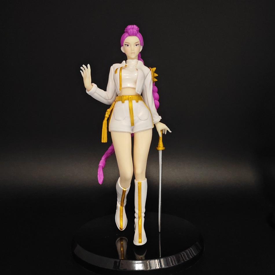 KPop Demon Hunters Star Girl Group Anime Figure Rumi Mira Zoey 19.5CM PVC Action Figure Collectible Ornament Model Kid Toy Gifts