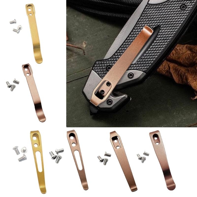 Lightweight Stainless Steel Pocket Clip Tool Retentions System Secures Belt Clamp Attachment Rustproof Accessories