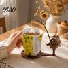 Hamster Coaster Fishing Animal Tea Bag Holder, 3D Printed Heat-Resistant Coaster, Accessory for Turtle Cup and Coffee Mug, Gift Lovers & Enthusiasts