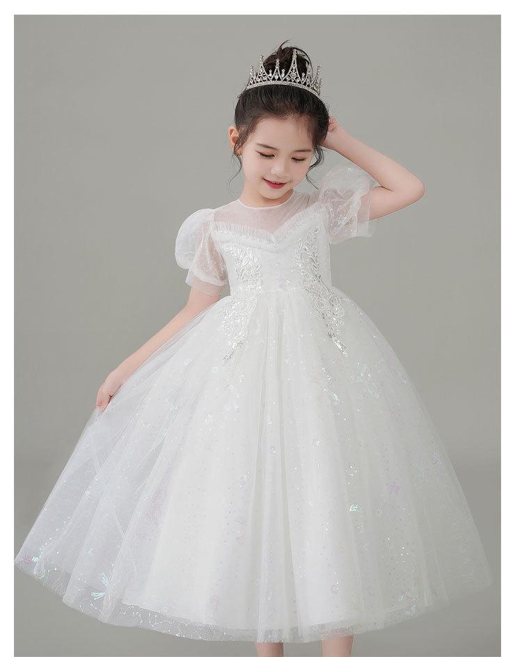 Sommer Mädchen Langes Prinzessin Hochzeits- und Abendkleid