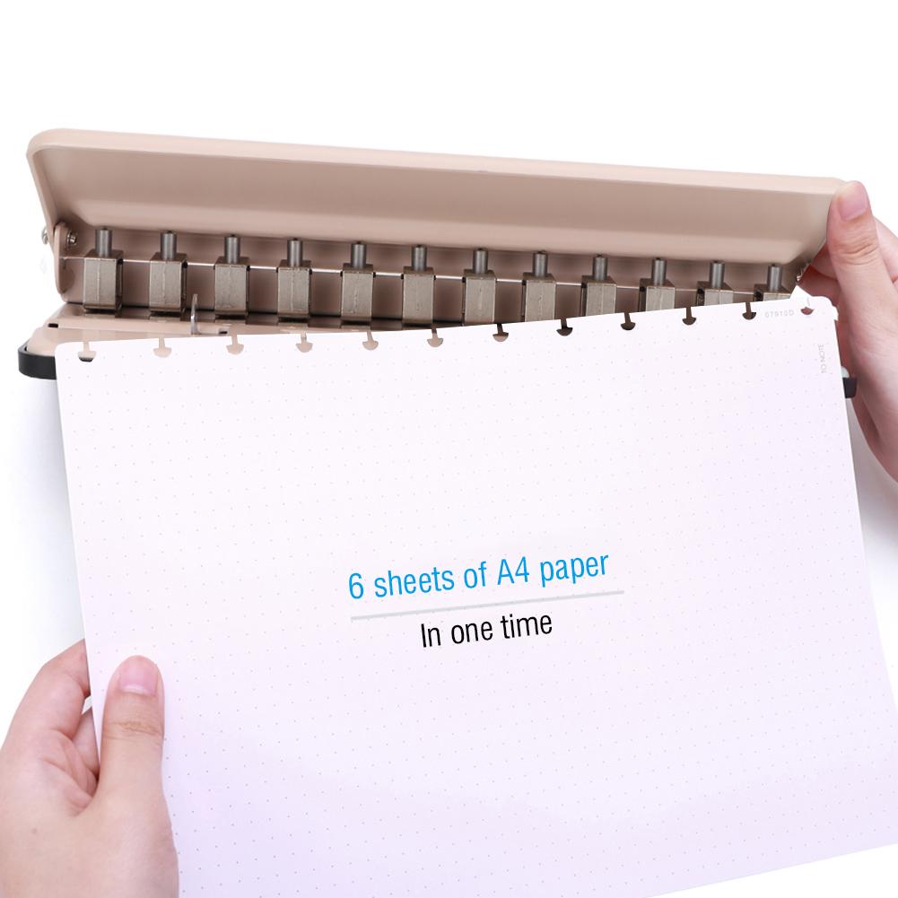 Multi Function Adjustable Mushroom Hole Puncher Paper Card Photo Binding Hole Punch Machine