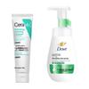 CeraVe Hydrating Cleanser (100g) & Dove Oil Control Foam (160ml) Bundle