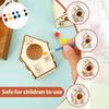 4Pcs DIY Birdhouse Kit Wood Birdhouse Craft Kit Inspire Creativity Birdhouse Making Kit Develop Hands On Skills Doodle Birdhouse