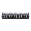 Terminal Strip Dual Rows High Current Screw Terminal Block with Cover for Power Distribution System