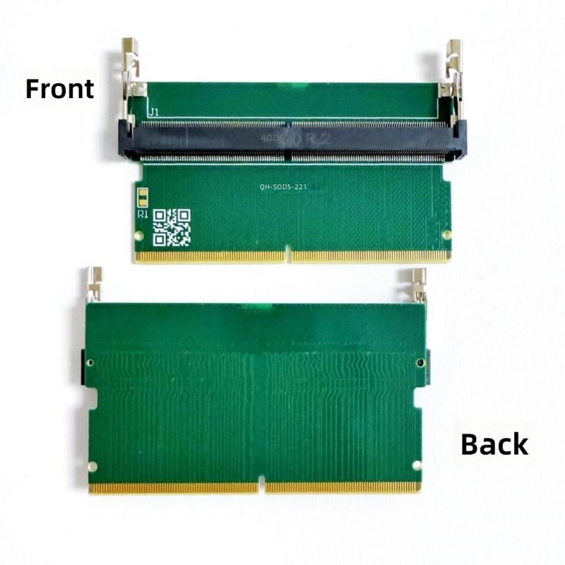 Universal DDR5 Notebook Memory Test Slot Adapters Double Direction Installation For Desktop Motherboards