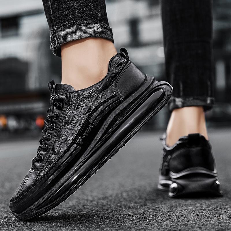 Handgefertigte Lässige Leder Herrenschuhe Atmungsaktive Sneaker Fahrschuhe Loafer Schuhe Herren Heißer Verkauf Mokassins Laufschuhe