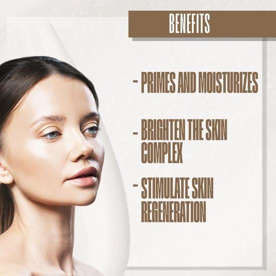 FASHION COLOUR Platinum Makeup Feuchtigkeitsspendender Primer | Haut-Hydratisierend & Feuchtigkeitsspendend | Ölfreie Formel | Schwerelose Textur für Makellose Basis | 135ml