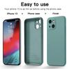 For For Iphone 16 1 14 13 11 12 1 Pro Max Mini X XR XS 7 8 SE  Al Liquid Silicone Phone Case Shockproof Back Cover