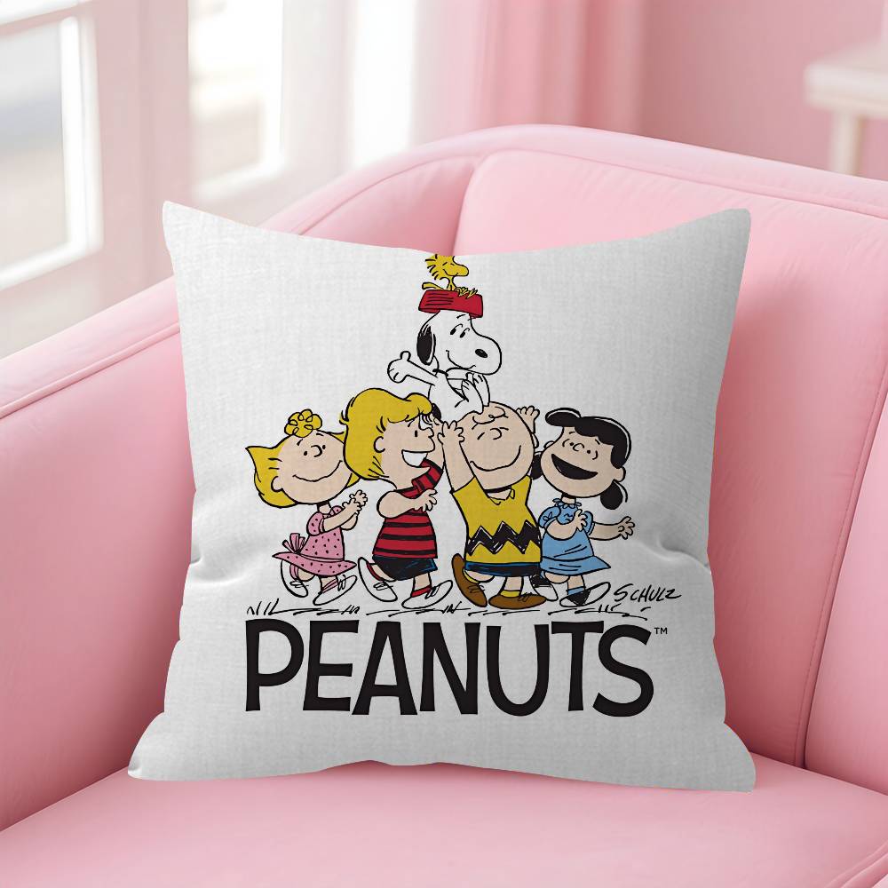 Personalized Pillow Cover Kids Bedroom Wild Party Decor Pillowcase Kid Birthday Shower Gift Cartoon S-Snoopys Dog Cute