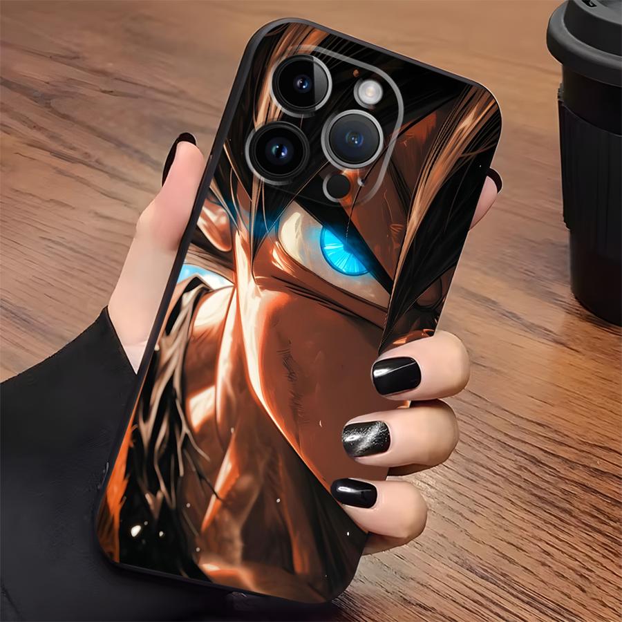 Dragon Ball Anime Cool Son Goku Black Soft Phone Cover Case for iPhone 18 7 8 15 16 14 Plus XR 17Air 13 12 11 17 Pro Max XS Max