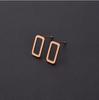 Trendy Geometric Earrings: Square, Circle, Triangle Designs