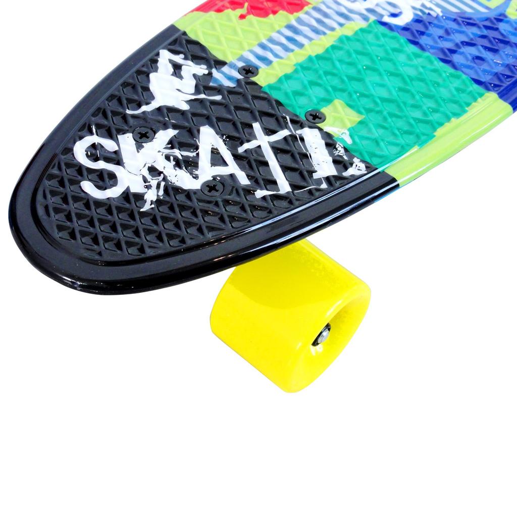 RANGS R2 Mini Cruiser Skateboard, Svart, 22-tums