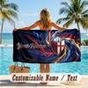 Custom Text Beach Towel, Soft Absorbent Swimming Multi-use TowelBologna FC
