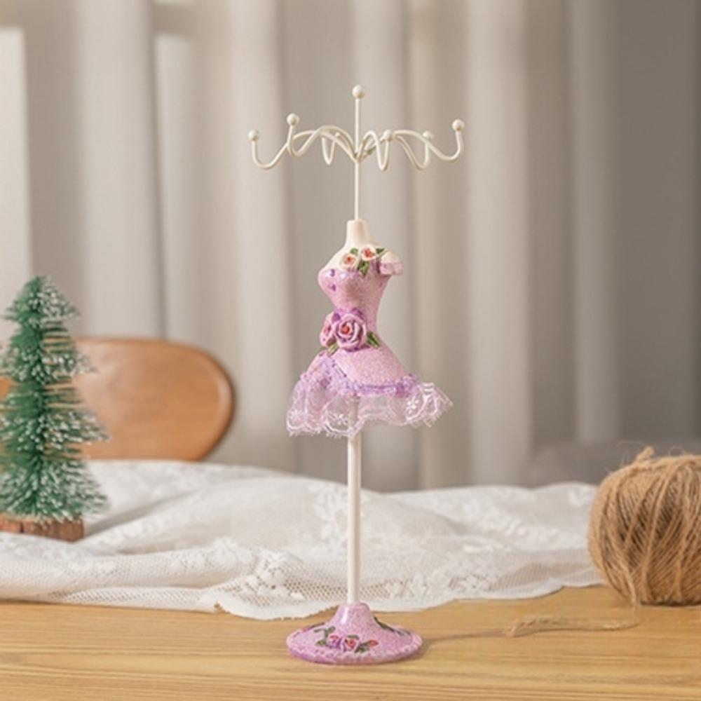 Organizer Rack Necklace Mannequin Display Stand Princess Earrings Rack Stand Display  Jewelry Store