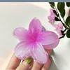 Bohemian Beach Vacation Lily Flower Hair Claw Sweet Hair Clip for Women Floral Claws Fashion Girl Accessories Shark Clip