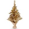 Gold Mini Artificial Christmas Tree 60cm