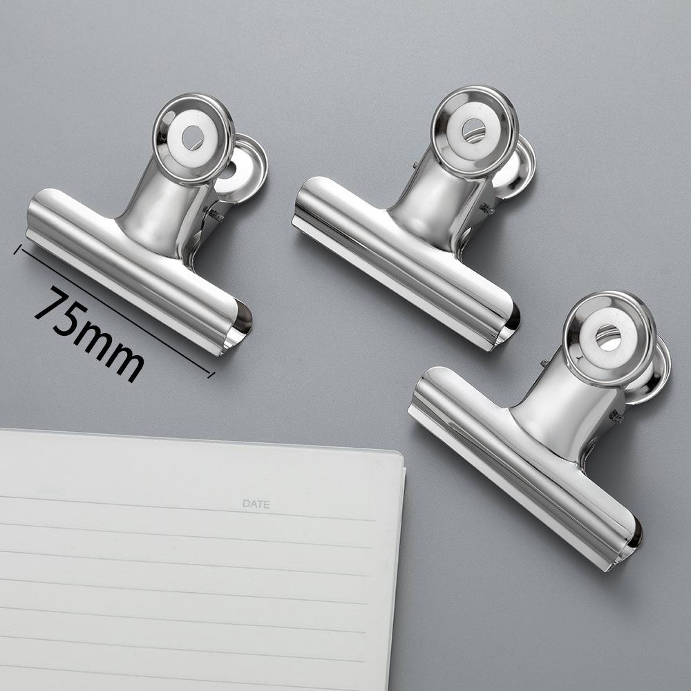U-förmiger Zeichenbrettklemme aus Edelstahl - 160mm Metallklammer für Büro & Studenten