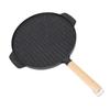 New Non Stick Grill Pan Uncoated Flat Base Griddle Pan Double Sided Steak Pan Home