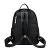 Solid Color Backpack Women's Large Capacity Nylon Lightweight Travel Backpack