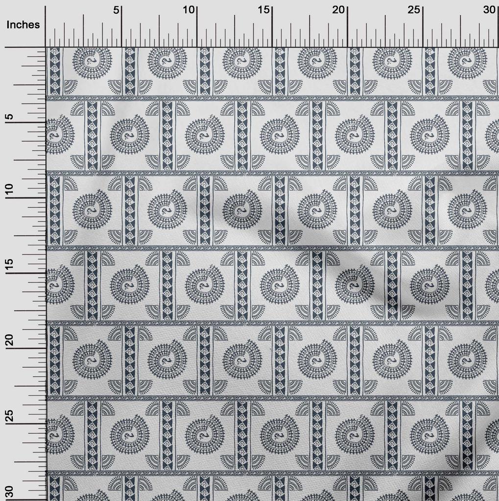 oneOone Baumwoll-Flex Schwarzer Stoff Asiatischer Blumenblock Quiltzubehör Druck Nähstoff pro Yard 40 Zoll