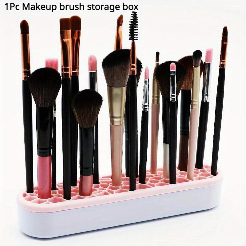 Silicone Cosmetics Storage Box, Lipstick, Eyebrow Pencil, Makeup Brush Storage Rack, Free Insertion Pen Holder, Battery, Desktop Storage Box