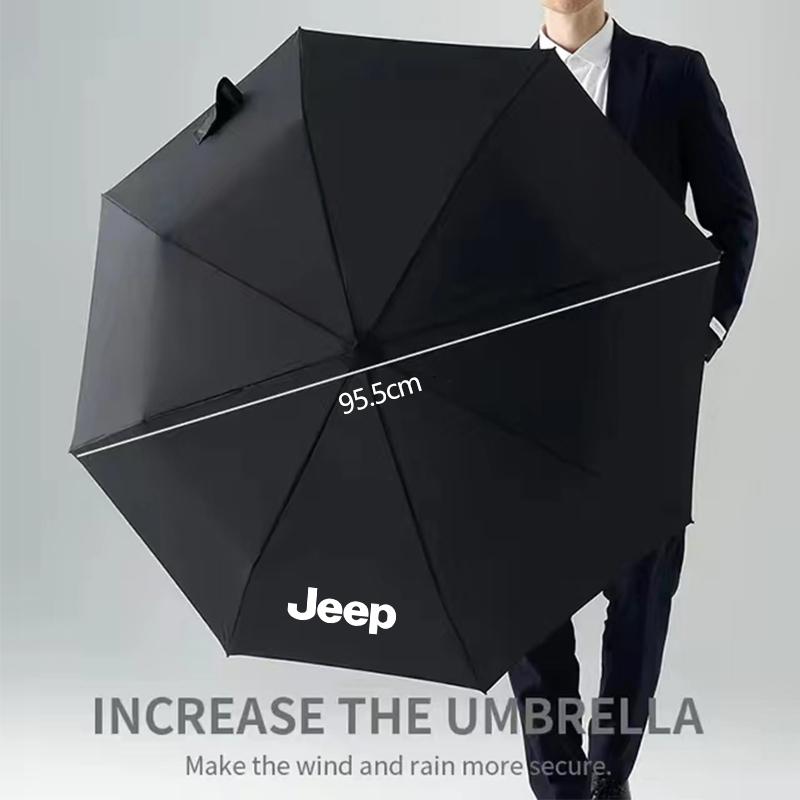 For Jeep High-end Car Folding Sunshade Windproof Umbrella For Jeep Wrangler Grand Cherokee Avenger Compass Wagoneer Gladiator