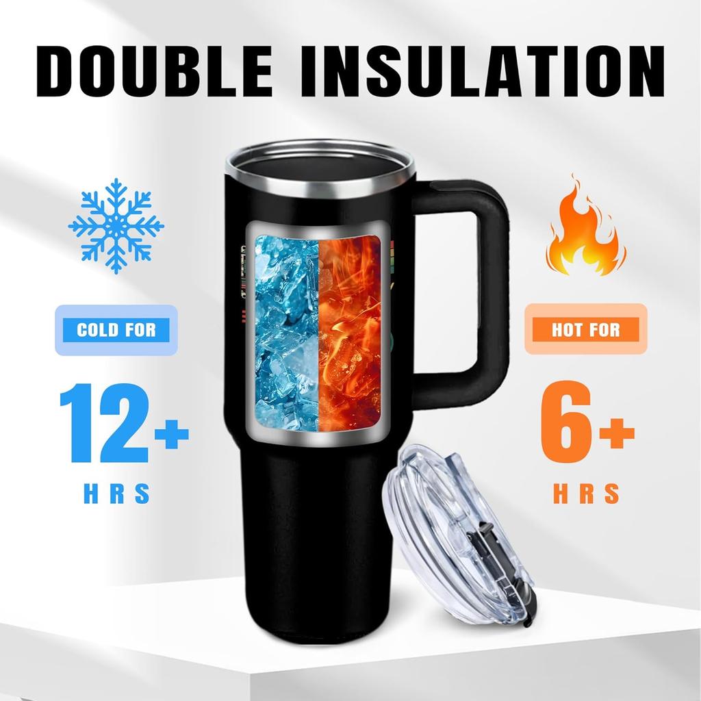 50th Birthday Gifts for Men/Women, Vintage 1975 Birthday Insulated Tumbler 40oz, 1975 Birthday Gifts for Men, Birthday Gifts for Men Turning 50 Year