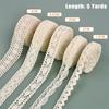 5 Yards Cotton Thread Lace Wave Woven Cotton Thread Lace Handmade DIY Clothing Curtain Materials Lace Satin Ribbon