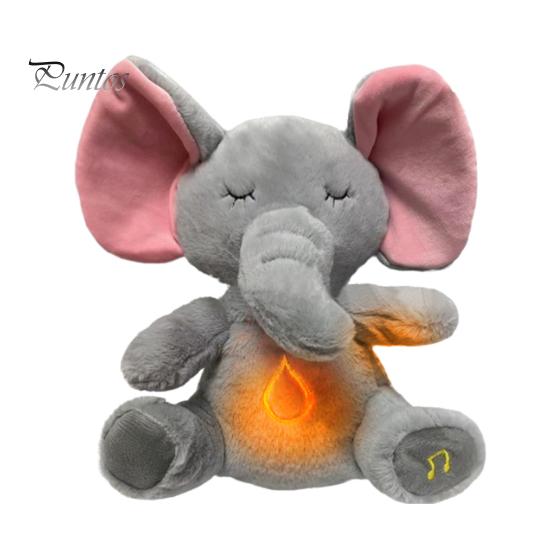

Мягкая кукла с музыкой очаровательный внешний вид на батарейках эмоциональная поддержка кролик слон животное плюшевая игрушка для детей Elephant
