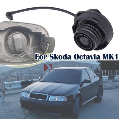 Tapón de cubierta interior de tanque de combustible para Skoda Octavia MK1 2, tapa de tapa de gasolina y diésel, soporte de relleno de Gas, correa de retención, cordón de cuerda