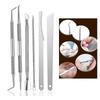 2/3/6/7pcs Stainless Steel Foot Knife Dead Skin Remover Toe Nail Shaver Callus Rasp for Pedicure Thick Hard Foot Care Tool Set