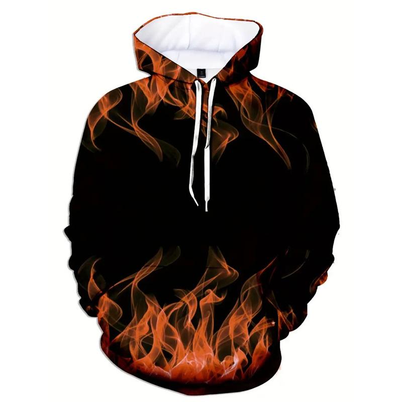 Spring Autumn Hooded Sweatshirt 3D Digital Printing Unisex Hoodies Men Women Fashion Loose Pullover