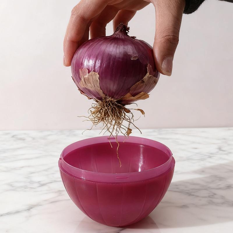 5-1Pcs Sealed Creative Organizer Onion Garlic Green Pepper Fresh Crisper Kitchen Fruits Vegetables Preservation Storage Boxes
