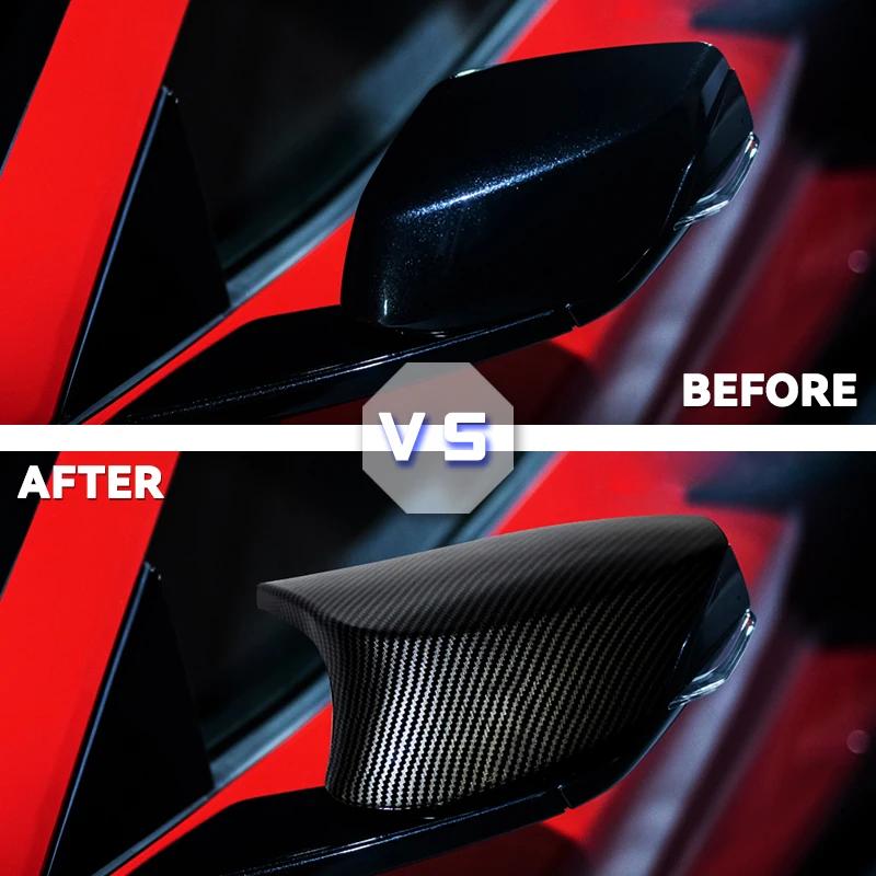 Seitlicher Rückspiegel Schutzabdeckung Zierleiste Für Chevrolet Corvette C8 Z51 Z06 2020-2025 Zubehör Carbon