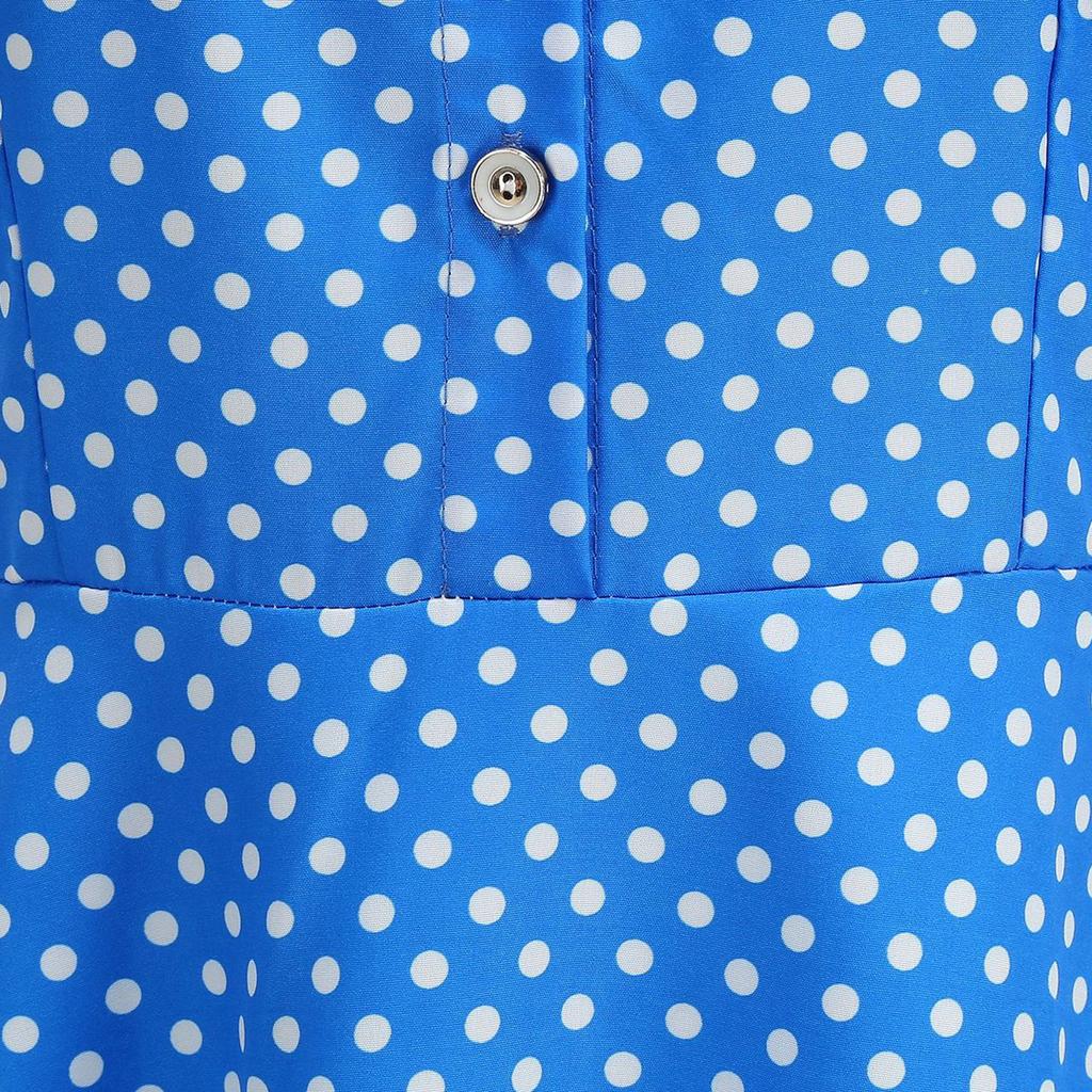 Women's Fashion Polka Dot Short Sleeve Dress