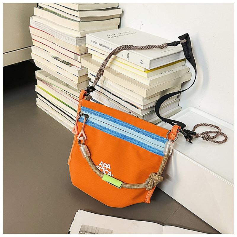Summer New Fashion Trend Nylon Shoulder Bag Casual Messenger Women's Bag Large Capacity Small Square Bag