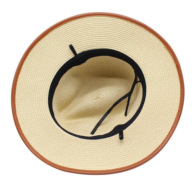 British Top Hat Women'S Small Fragrant Style Casual British Hat Jazz Cowboy Hat Sun Hat Women'S Sun Protection Straw Hat