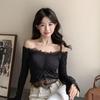 Women's Autumn Lace Patchwork Long-Sleeve T-Shirt - Spicy Style