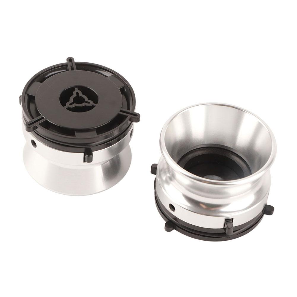 1 Paar Polierte Aluminiumlegierung 10 Zoll Öffner Universelles Ladegerät Nab Spulen Nabenadapter für Studer ReVox für Akai für Teac