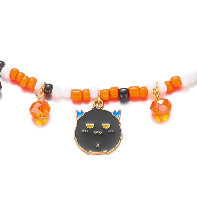 Halloweens Party Necklace With Spiders Pendant Alloy Chain Costume Jewelry for Women Girls and Boys