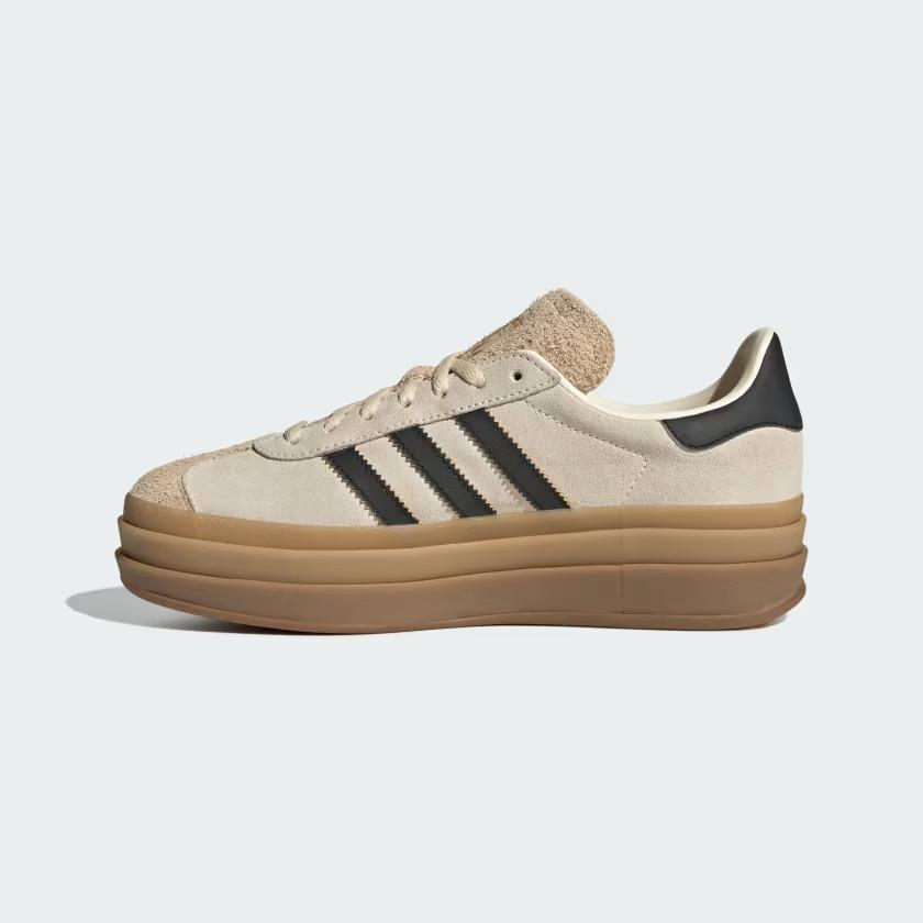 JS3892 adidas Originals  Gazelle Bold Cream White Core Black (Women's)