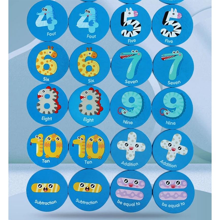 Montessori Puzzle Matching Toy Cognitive Memory Find The Same Focus Fraining Thinking Board Game Educational Toys for Children