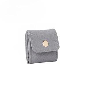 Mini Folding Jewelry Bag Earrings Jewelry Necklace Storage Bag Jewelry Boxes Portable Travel Storage Bag Storage Packaging Box