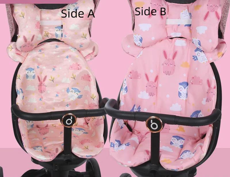 Baby Stroller Mat Baby Baby Artifact Baby Dining Table Stroller Cotton Cushion Cushion Warm Four Seasons Mat Universal