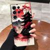 Japanese Ancient House Painting Case for Samsung Galaxy S23 Ultra S25 Edge S24 Plus S20 S21 FE Black Soft Phone Cover