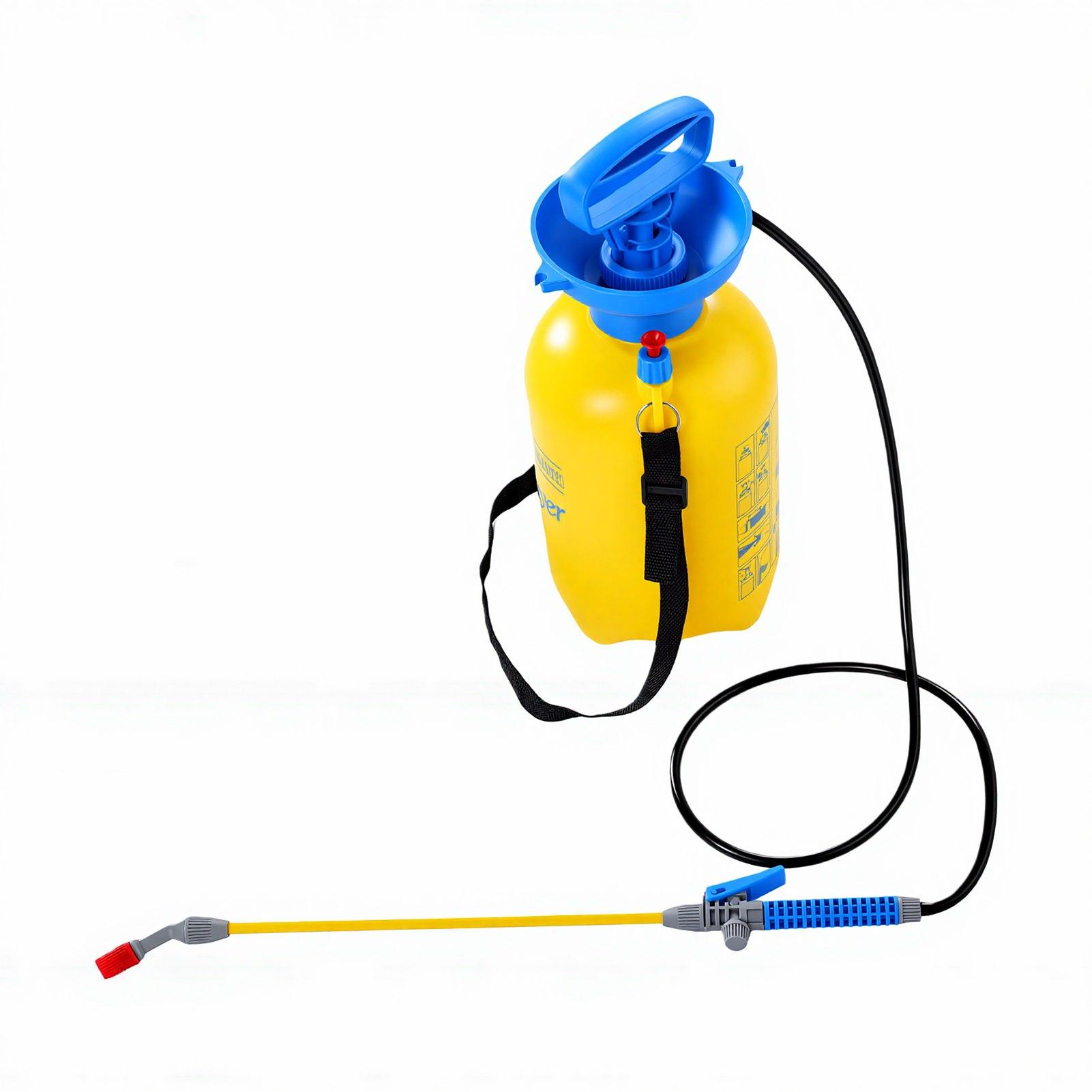 5L Garden Pressure Sprayer Lightweight Ergonomic Handle Hand Pump Sprayer for Watering Plants