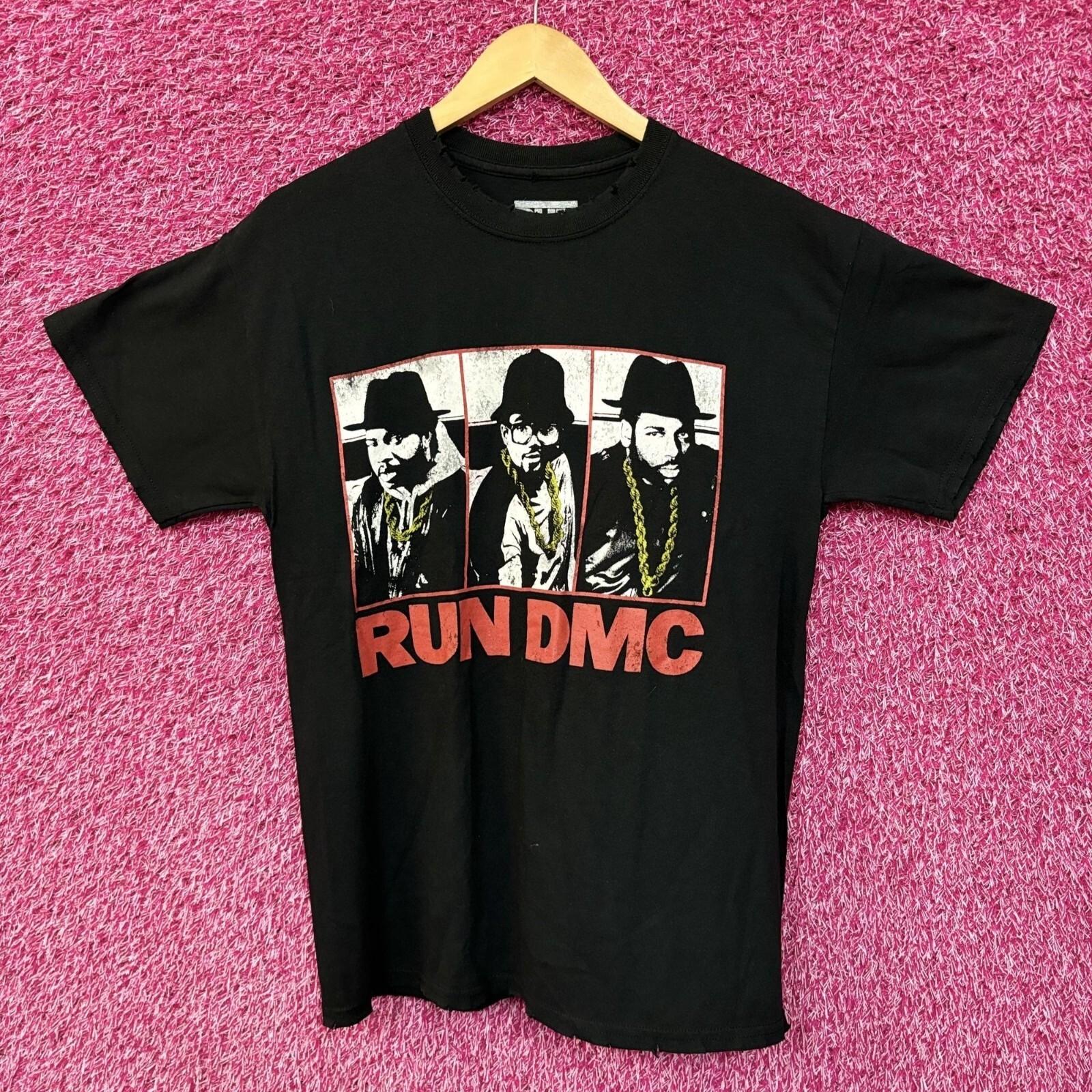 Run DMC Gold Donkey Ropes Raising Hell Rap Tee Small L