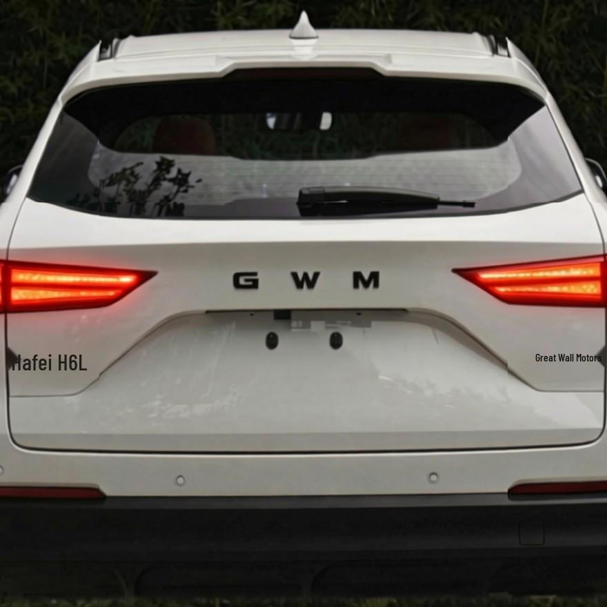 

Haval H6L Black Warrior Tail Emblem: Non-destructive Installation for 26 Models - Blackened, Personalized Metal Modification Haval H6L Cover