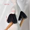 Maniche a sbuffo staccabili da sposa Realizzate in nylon Polsini regolabili per abiti da sposa stagionali