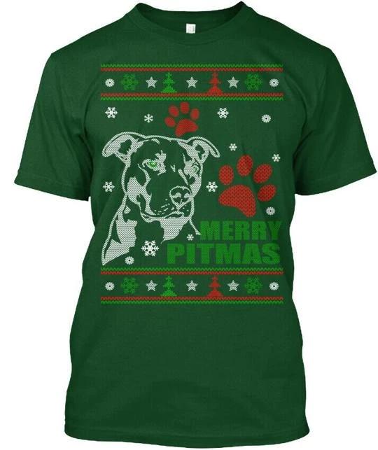 

Merry Pittmas - Pitmas TTshirt Made in the USA Size S to 5XL S